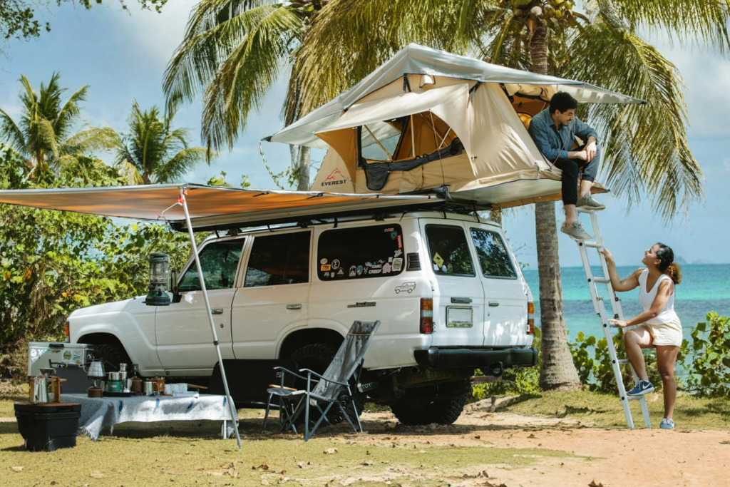 Remote Beach in the Philippines — Ideal for Rooftop Campers secluded tropical beach in the Philippines perfect for rooftop camper travel